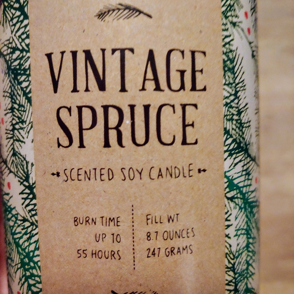 Vintage Spruce Soy Candle